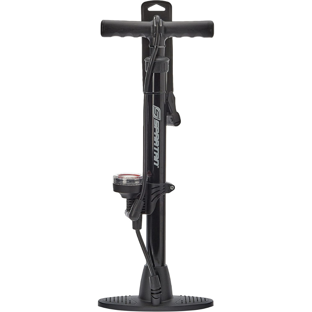 Bicycle Pump | Portable High-Pressure Floor Air Pump with Gauge.